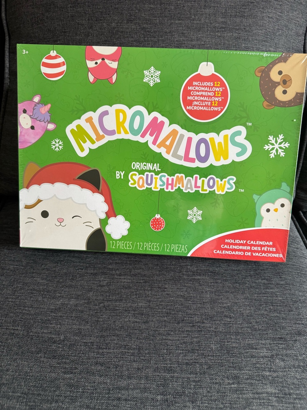 2024 Squishmallows Micromallows 12 Piece Advent Calendar New Sealed